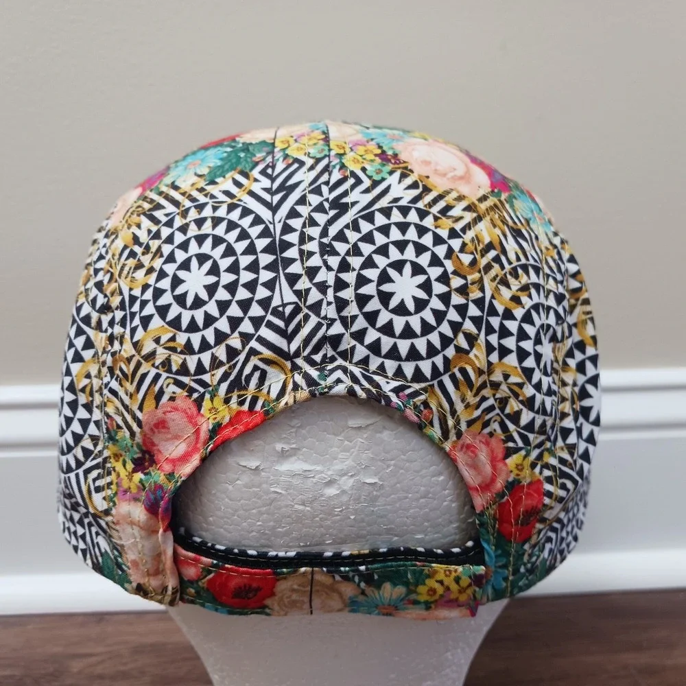 Nicki Minaj Womens Hat Cap Abstract Floral 5-Panel Lightweight‎ Polyester